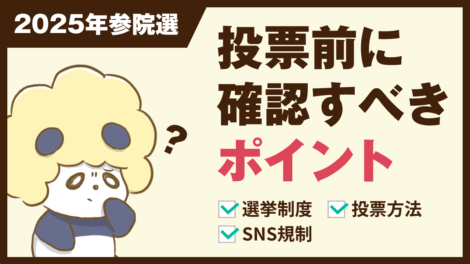 【2025年参院選】投票前に確認すべきポイント｜選挙制度・投票方法・SNS規制まとめ